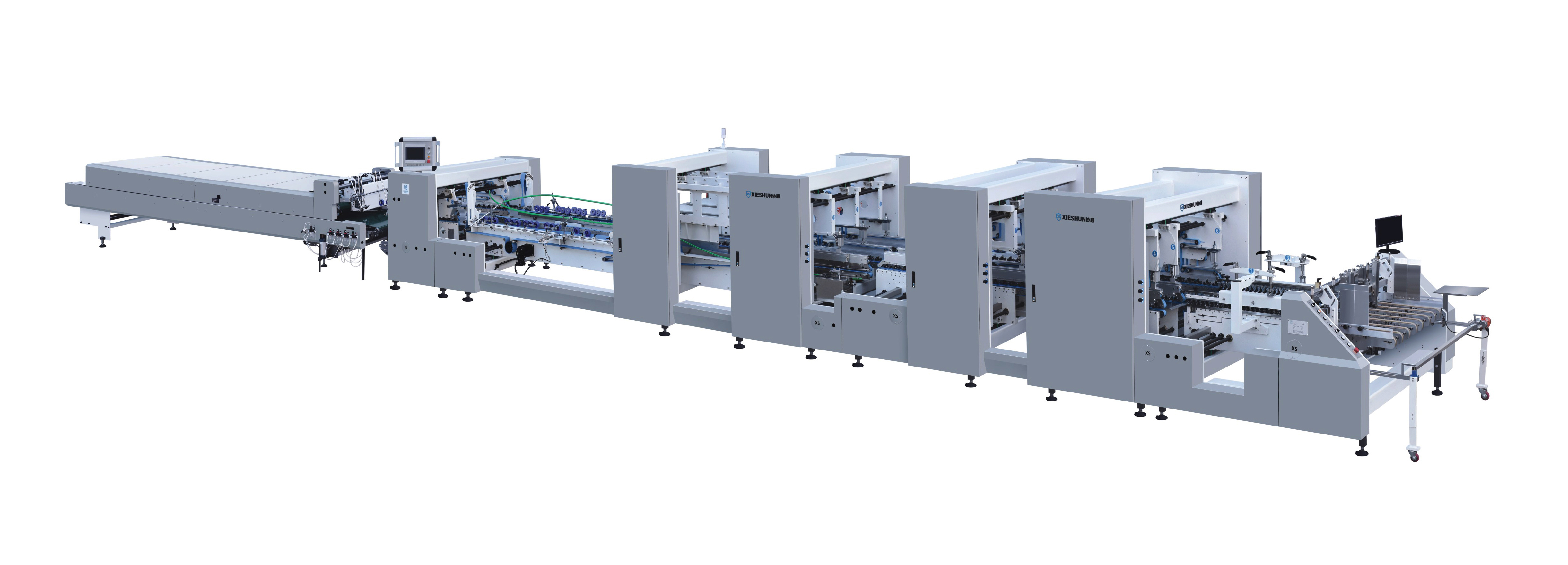 XS-M1650 1850 2000 High Duty Ergugated Folder Gluer Machine 카탈로그